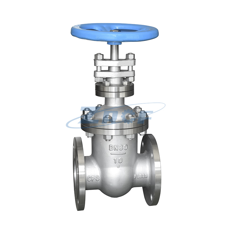 Dark stem gate valve