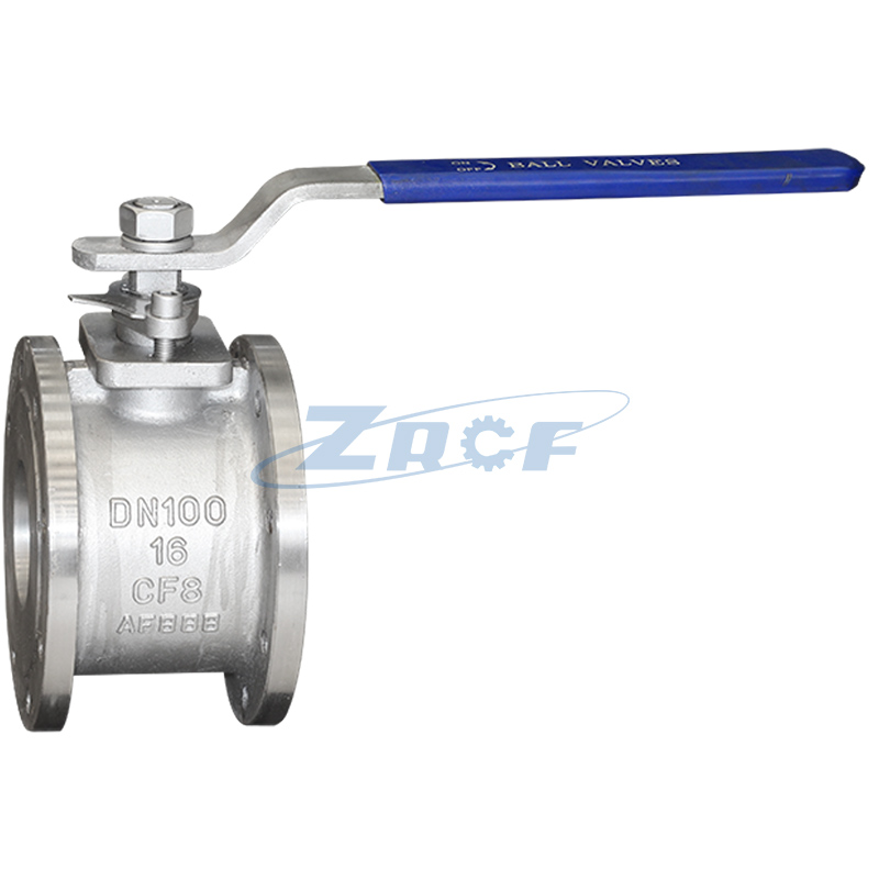 Wafer thin ball valve