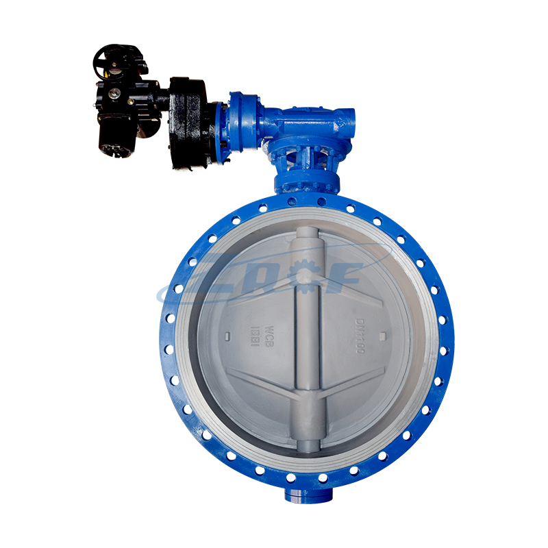Electric flange butterfly valve