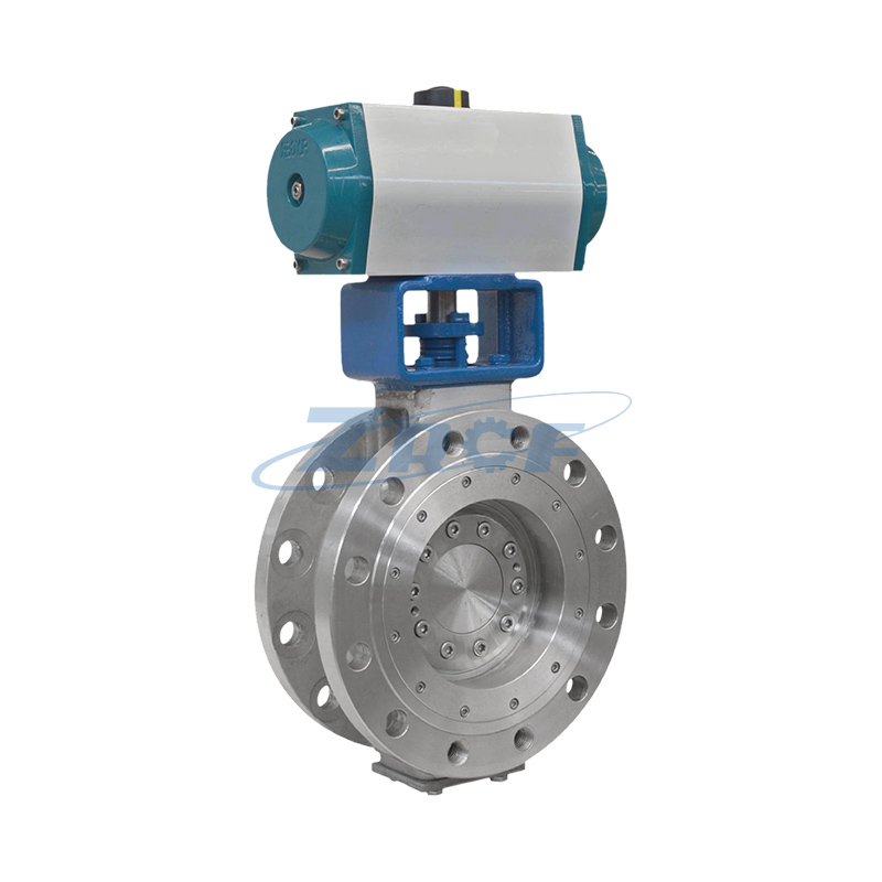 Pneumatic flange butterfly valve