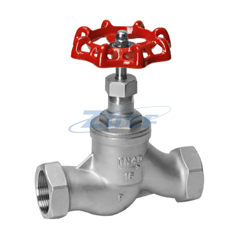 Threaded globe valve